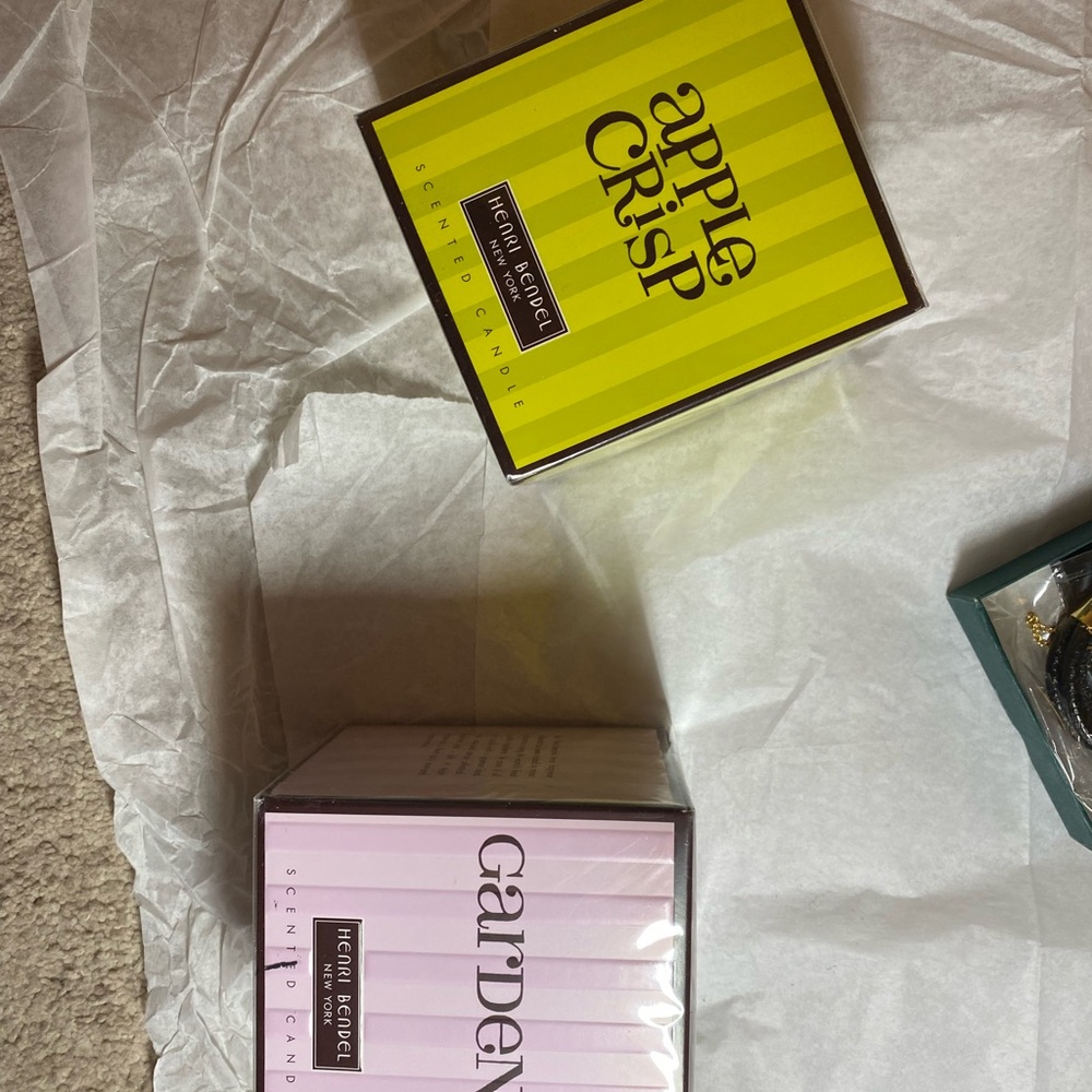 Henri Bendel Scented Candles - Apple Crisp and Gardenia